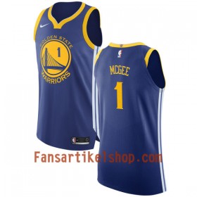 NBA Golden State Warriors Trikot JaVale McGee 1 Nike 2017-18 Blau Swingman - Herren